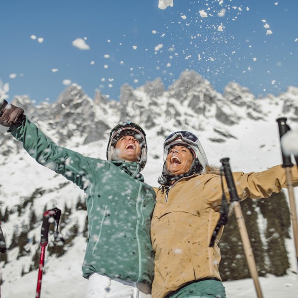 Spaß im Schnee beim Skiurlaub in Mühlbach am Hochkönig
