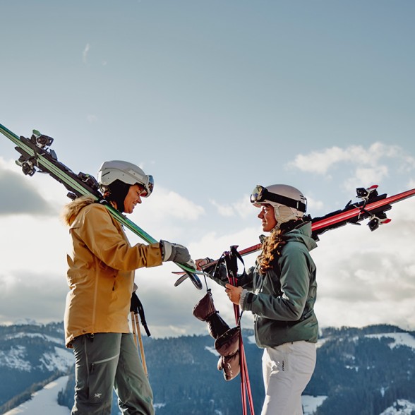 Skifahren im Skiurlaub in Mühlbach am Hochkönig
